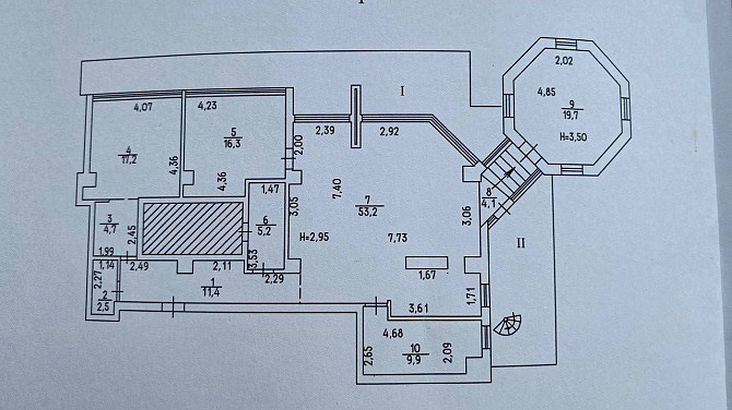 4 комнатная, 160 кв.м, дизайнерский ремонт, огромная терраса. Центр. Одеса - зображення 4