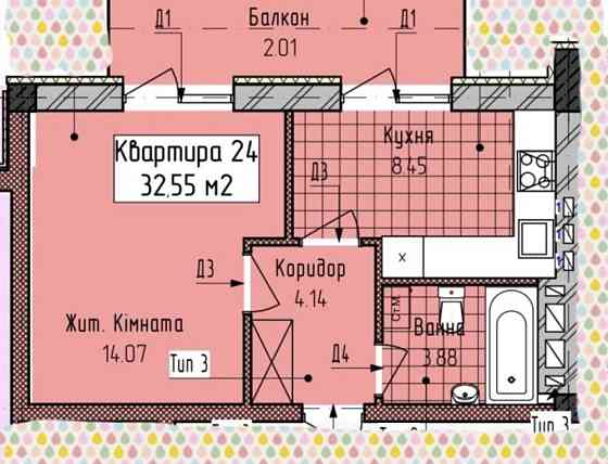 Продається чорнова  новобудова,новий район Минай