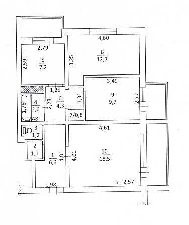 Трехкомнатная квартира 4ст.Б. Фонтана/Академическая, 10/16, 76м, газ Одесса - изображение 1