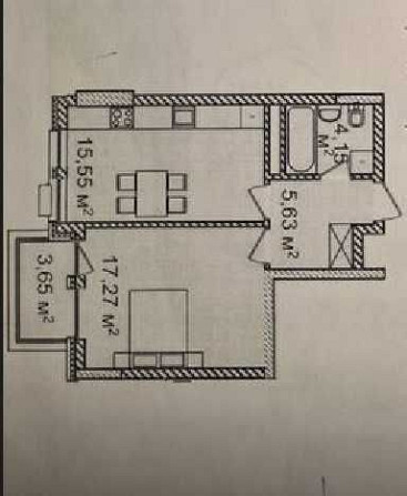 Простора однокімнатна квартира 44 м.кв. ЖК Montreal House . Без % Київ - зображення 2