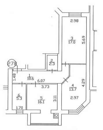 2К-квартира (65 м2). ЖК "Щасливий". (Соф. Борщагівка, 300 м до Києва) Sofiivska Borshchahivka