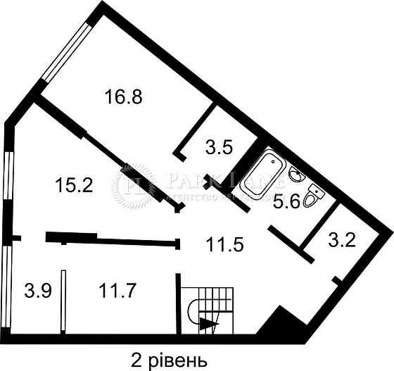 ЖК Great - Видова на Дніпро. Пентхаус - Зданий будинок - 147м² Киев