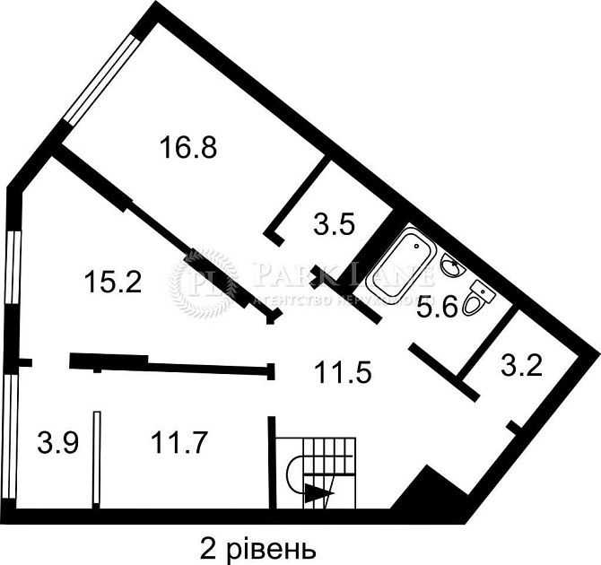 ЖК Great - Видова на Дніпро. Пентхаус - Зданий будинок - 147м² Киев - изображение 6