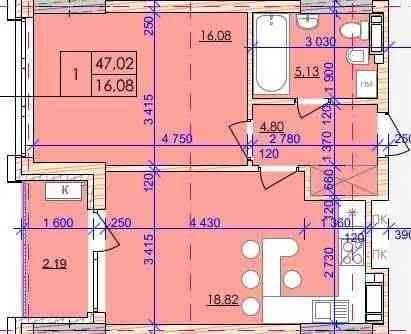 ЖК Greenville на Печерске 1к квартира 47 кв м з правом власності Киев