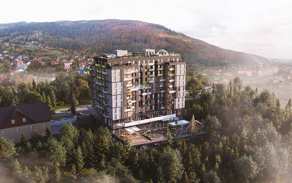 Продаж смарт-квартири 33,08 м2 у новобудові в центрі Яремче Яремче - зображення 3