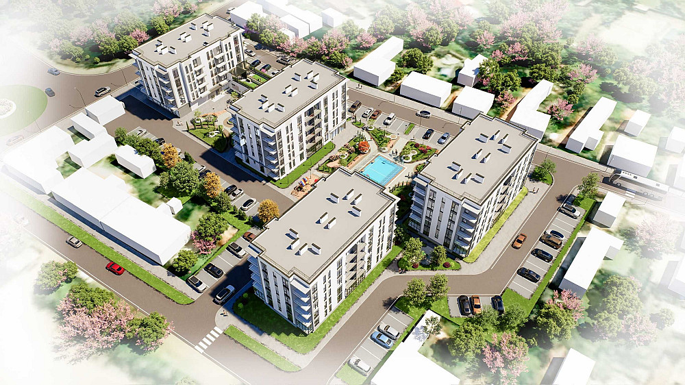 Однокімнатна квартира 41 м2 з балконом в новобудові ЖК "MISTO" Тячев - изображение 3