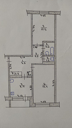 Продам квартиру 2 х комнатную Ternivka - photo 1