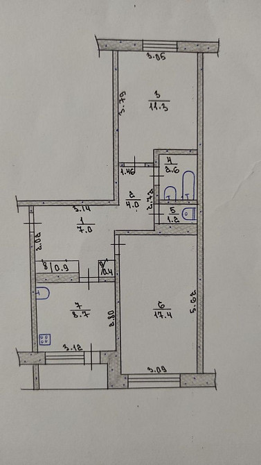 Продам квартиру 2 х комнатную Тернівка - зображення 1