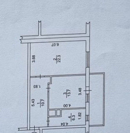 Продаж на Пчілки 2А. 1-кімн. 60м2 без оздоблення. Kyiv - photo 7