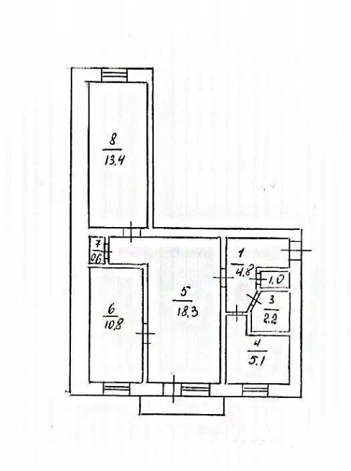Продам 3-х кімнатну квартиру Власовка - изображение 1