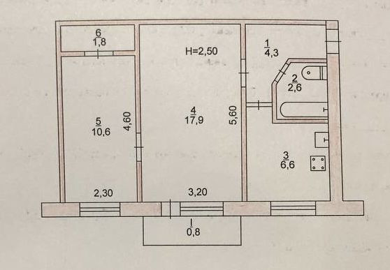 Терміновий продаж 2-х кімнатної квартири 44 кв від власника Kryvyi Rih - photo 8