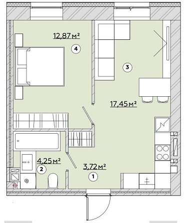 ЖК Основа продажа квартири Zaporizhzhia - photo 2