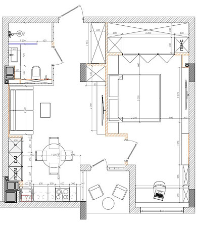 Однокімнатна квартира ЖК Feel house з готовим дизайн проектом 51 м кв Sokilnyky - photo 2