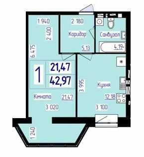 Продам квартиру с видом на МОРЕ в сданом доме Чорноморськ - зображення 2
