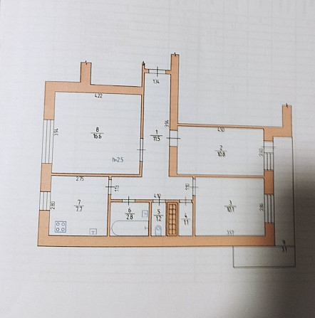 Продам 3-х комнатную квартиру без ремонта Shostka - photo 1