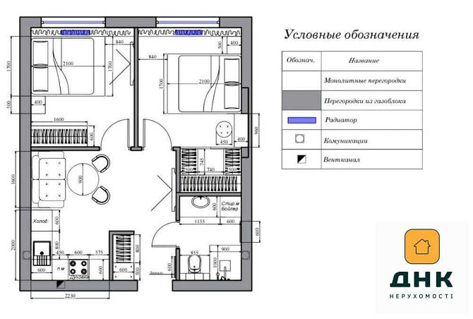 2к квартира • 35 Жемчужина • Каманина • Литературная • Кадор • у Моря Odesa - photo 6