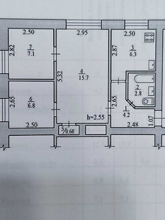 Продам квартиру в городе Балаклея,Нефтяников Balakliia (Kharkivska obl.) - photo 1