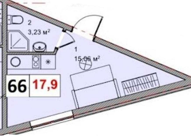 Продам смарт квартиру на мансарді 17,9 м2 в Бортничах Мега Акція! Kyiv - photo 1