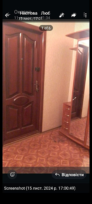 Здається квартира однокімнатна,є індивідуальне опалення Лубни - зображення 4