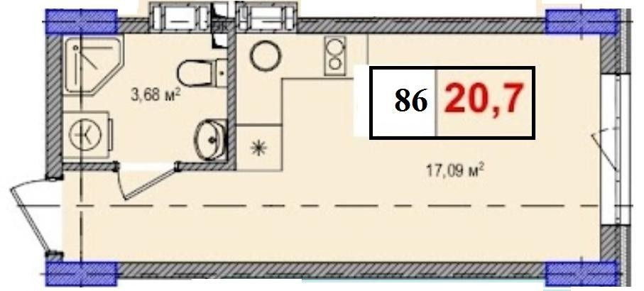 Продам Смарт біля Окружної дороги район Теремків 2 Мега Акція! Київ - зображення 7