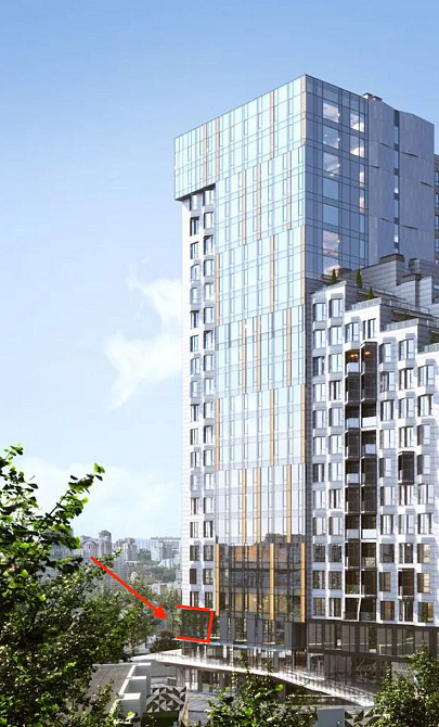 Квартира ЖК Fjord 67,6 кв. м. второй этаж (подходит под коммерцию) Київ - зображення 3