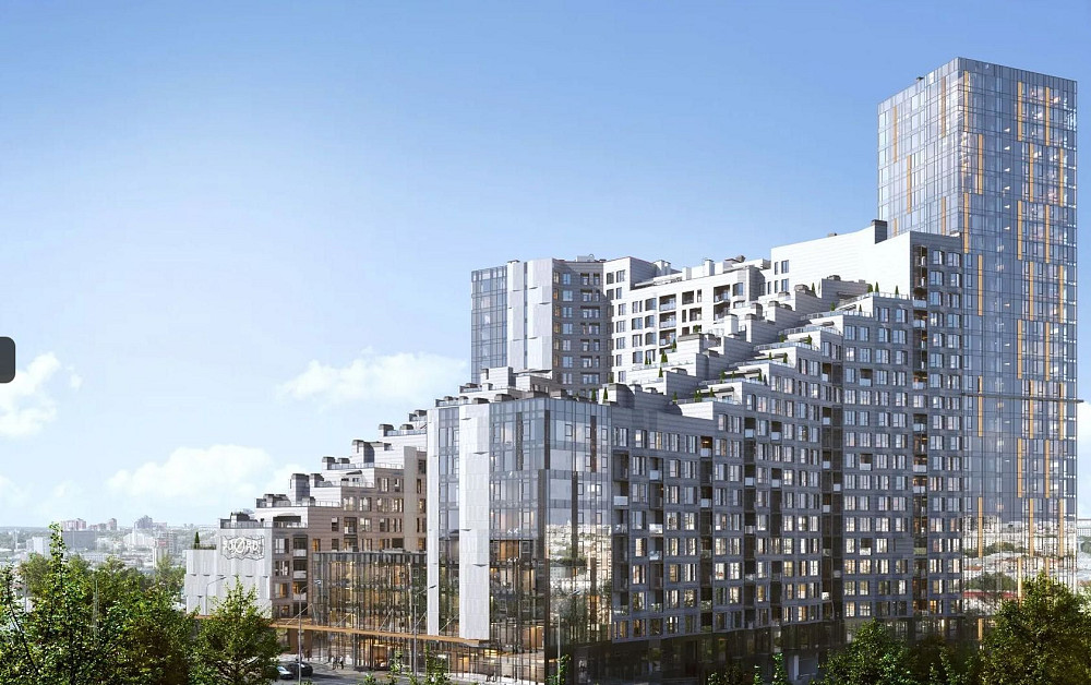 Квартира ЖК Fjord 67,6 кв. м. второй этаж (подходит под коммерцию) Київ - зображення 2