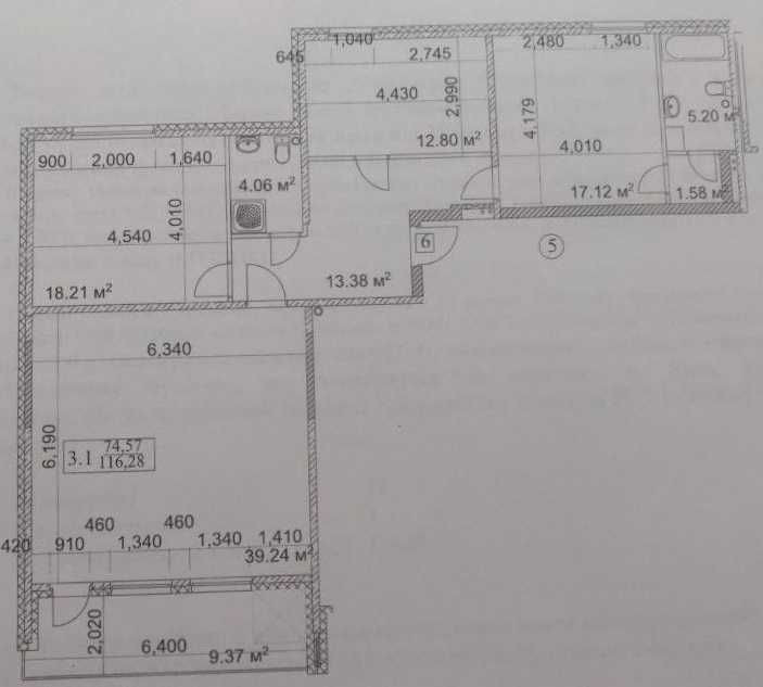 Продається 3-кімнатна квартира ЖК Грюнвальд Київ - зображення 2