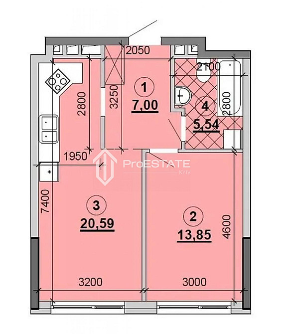 Видова 1к.квартира 47м2 Причальна 12 ЖК GREAT ГРЕЙТ Київ - зображення 8
