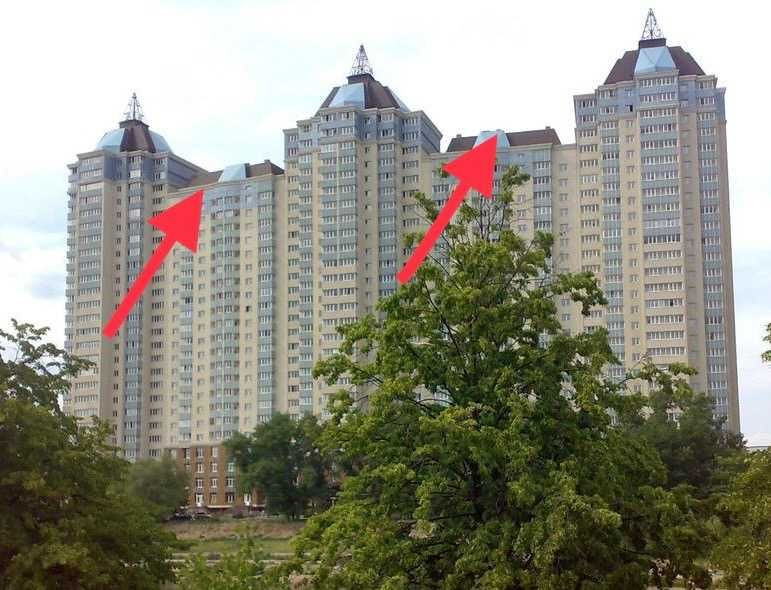 Продаж 2*рівневої квартири на 24му  поверсі в ЖК "Лазурний блюз" Киев - изображение 1