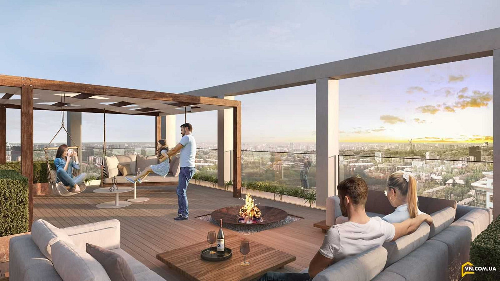 Трирівнева квартира з терасою на Печерську Киев - изображение 2