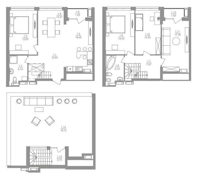 Трирівнева квартира з терасою на Печерську Киев - изображение 4