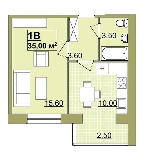 Продаж 1к.сирець на здачі по вул.Височана Івано-Франківськ - зображення 2