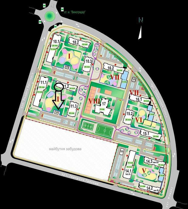 Продаж. Квартири в ЖК Варшавський 2. Буд 11.2 2к 76,03м² Киев - изображение 7