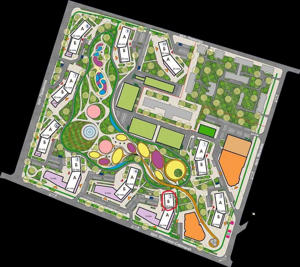 Продаж. Квартири в Жк діброва Парк. Д3 №Б036 1к 43,31м² Киев - изображение 8