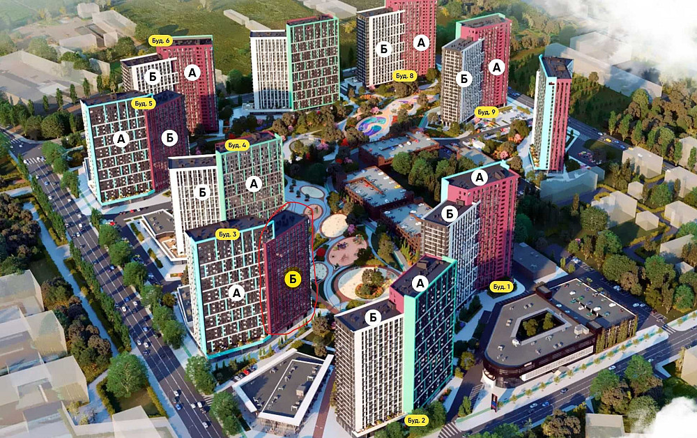 Продаж. Квартири в Жк діброва Парк. Д3 №Б036 1к 43,31м² Киев - изображение 7
