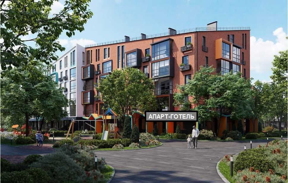 Апарт отель, квартири по 16-20м2, ЖК Верба Глеваха - изображение 1