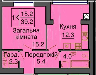 1 к квартира зданий будинок, в жк Софія Нова від Мартинова Чабани - зображення 1