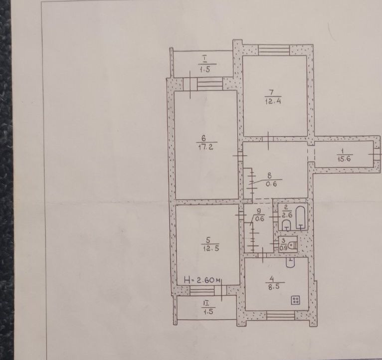 Продаю 3 комнатную улучшенной планировки Кривий Ріг - зображення 1