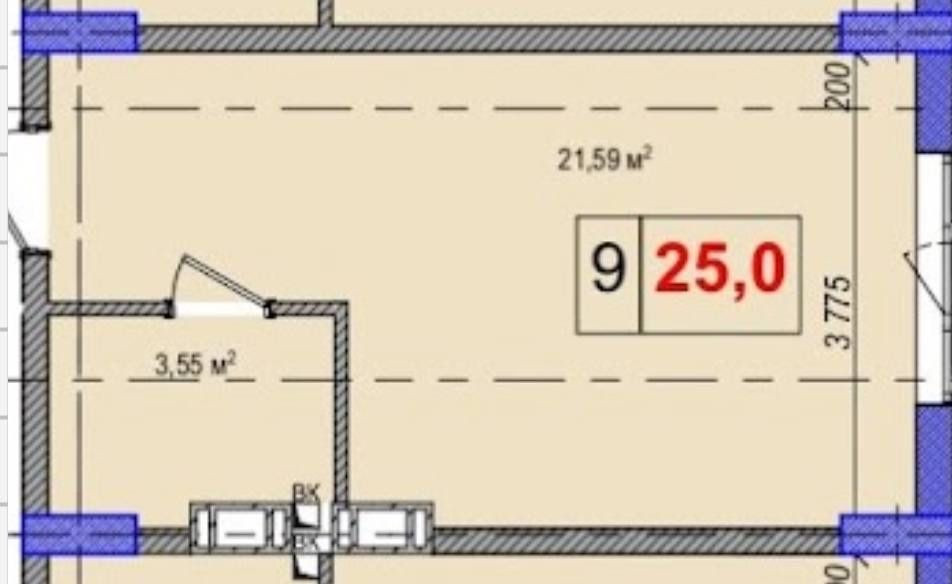СУПЕРАКЦІЯ! Розстрочка. Квартира 25м2 від Забудовника (без %) Киев - изображение 2