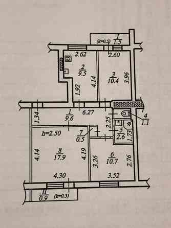 Продам 3к квартиру Осенняя, Калнышевского, Гули Королевой, собственник Dnipro