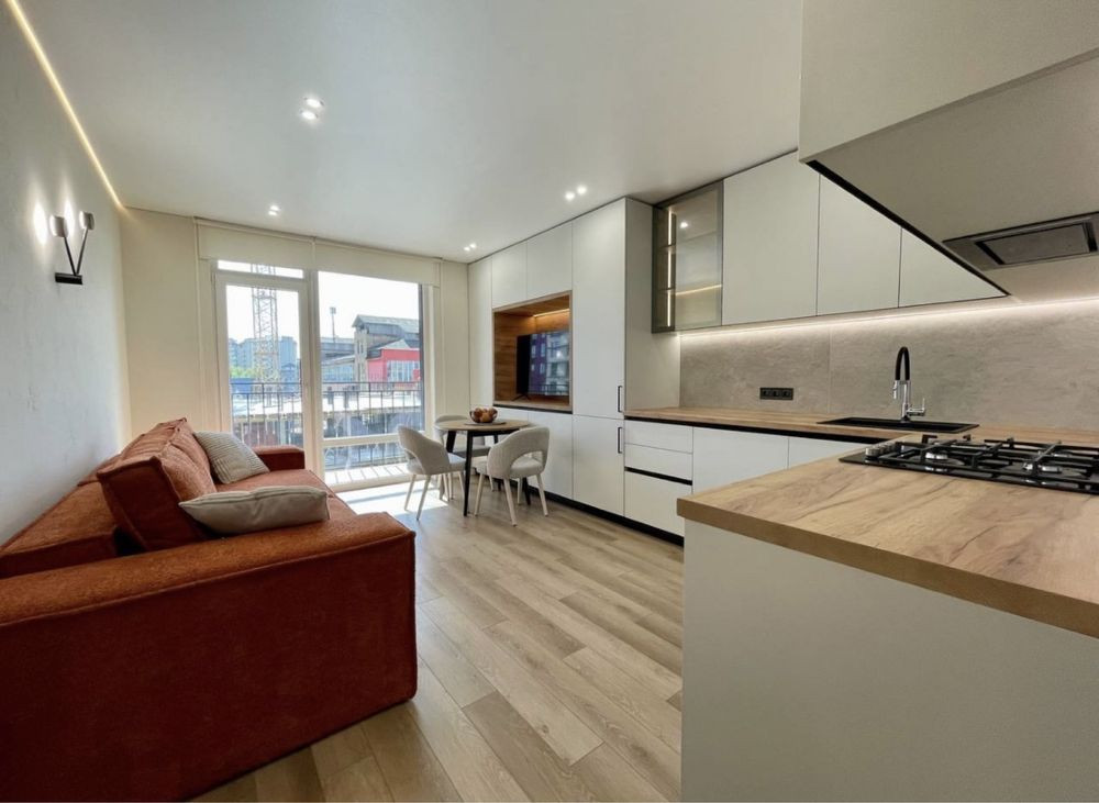 Стильна 1км квартира з кухнею-студією! Центр Ивано-Франковск - изображение 8