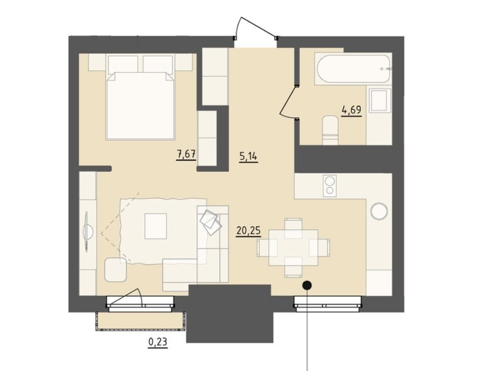 Продаж 1 кім. Квартири в ЖК Mill Town ЦЕНТР Львов - изображение 2