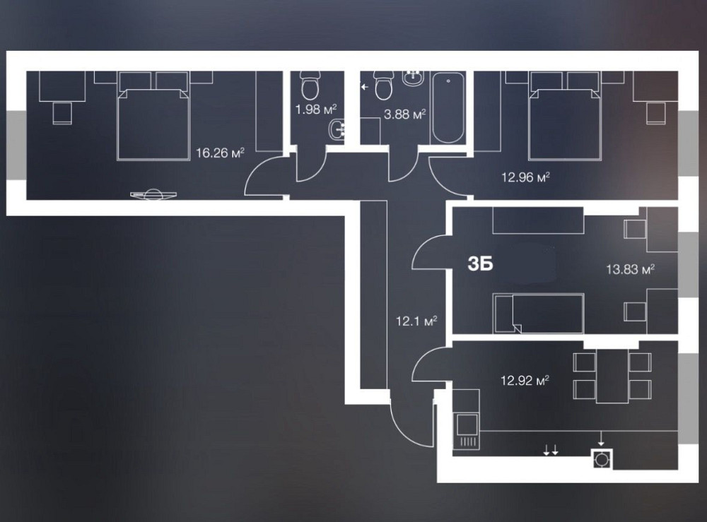 "Квартира вашої мрії: простора «трійка» з чистого аркуша!" Ірпінь - зображення 1