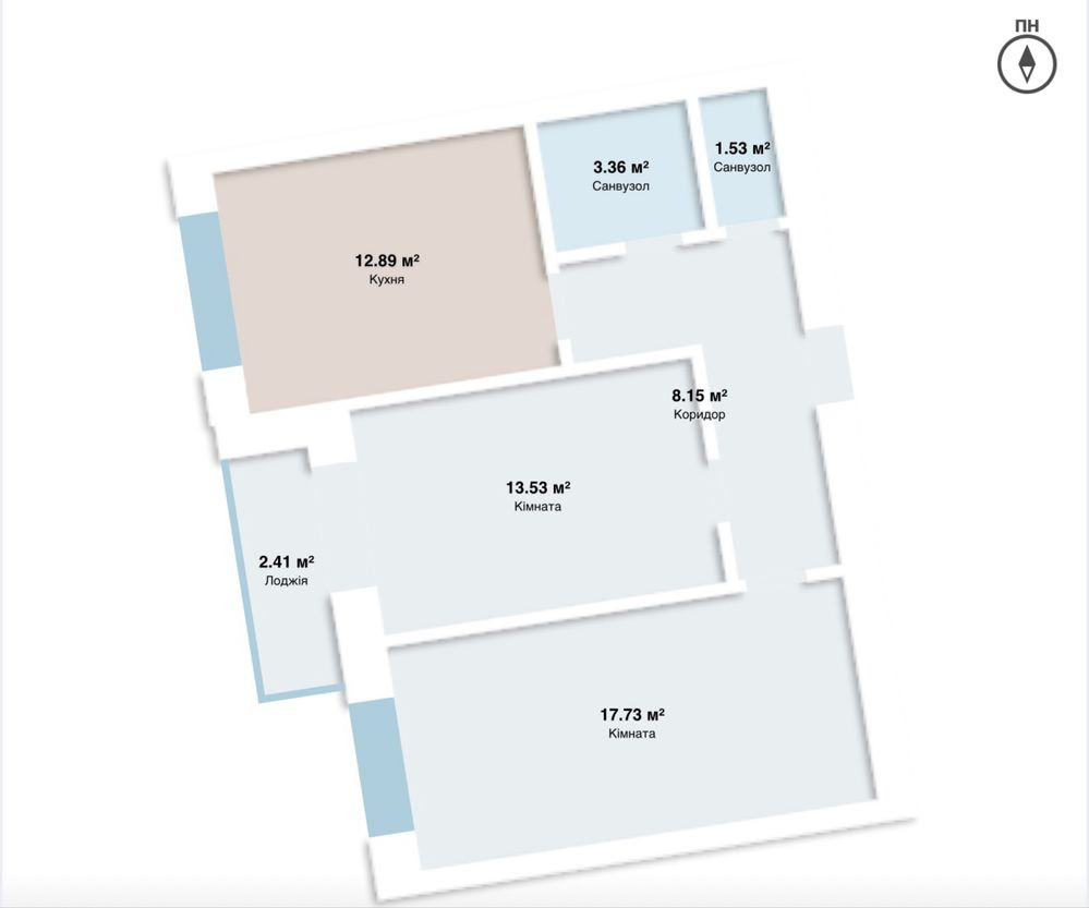 Продам 2ку в ЖК Парковий квартал! 2га секція, введена в експлуатацію Черкассы - изображение 8