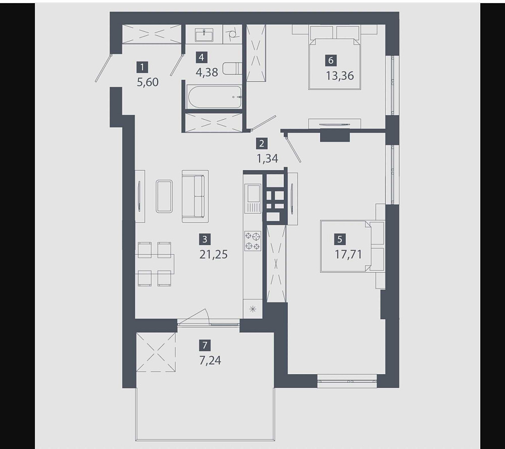 Продаж 2-кімнатної квартири у ЖК «Cinematiс"по вул.Любінська Львів - зображення 2