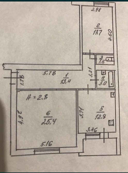 2х комн квартира 72 м, ЖК ул. Нищинского композитора, СК Стикон, газ Одесса - изображение 2