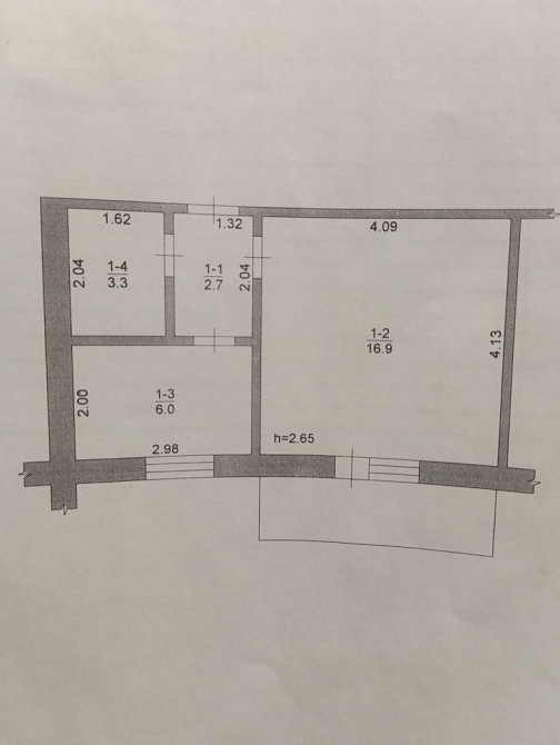 Квартира 1-кімнатна Ромны - изображение 1