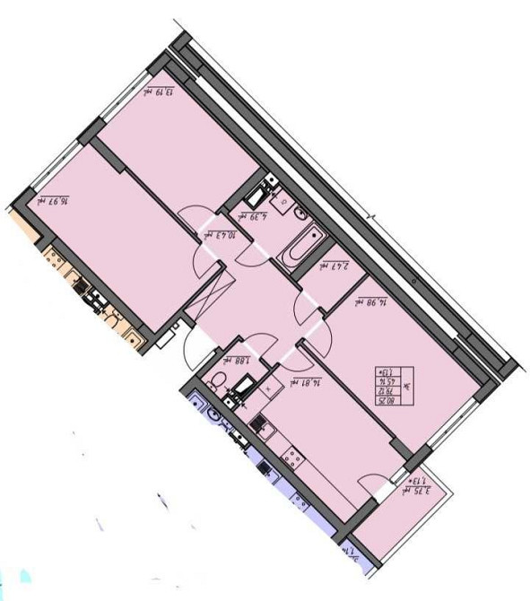 3х ком в новом сданном доме ЖК Одесские традиции. Рассрочка на год. Одесса - изображение 8