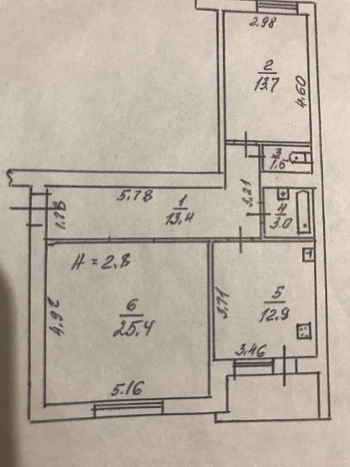 2,х комн. квартира 72 кв.м. Центр , ВУЗы , Новый рынок , парк Одесса - изображение 2