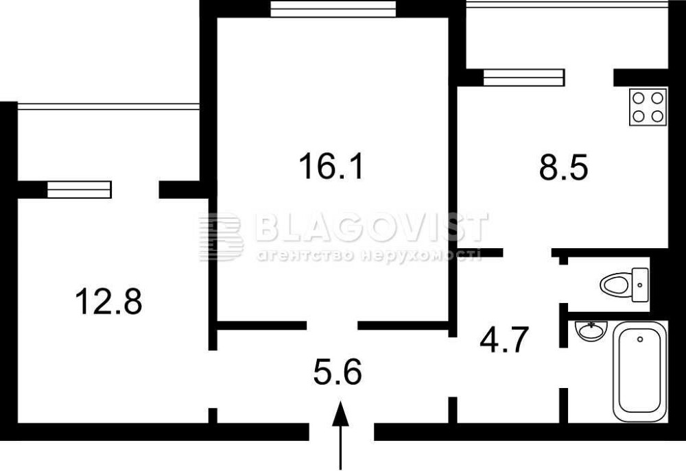 Продам 2 кім квартиру Чорновола 10 Шевченківський район Киев - изображение 2
